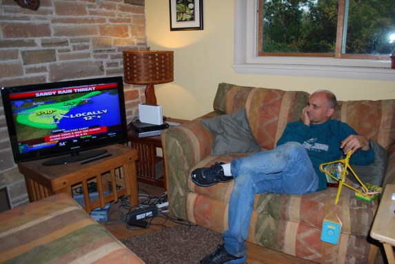 Waiting for Hurricane Sandy